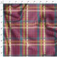 thumbnail image 4 of Soimoi Pink Silk Fabric Check Check Printed Craft Fabric by the Yard 42 Inch Wide, 4 of 5