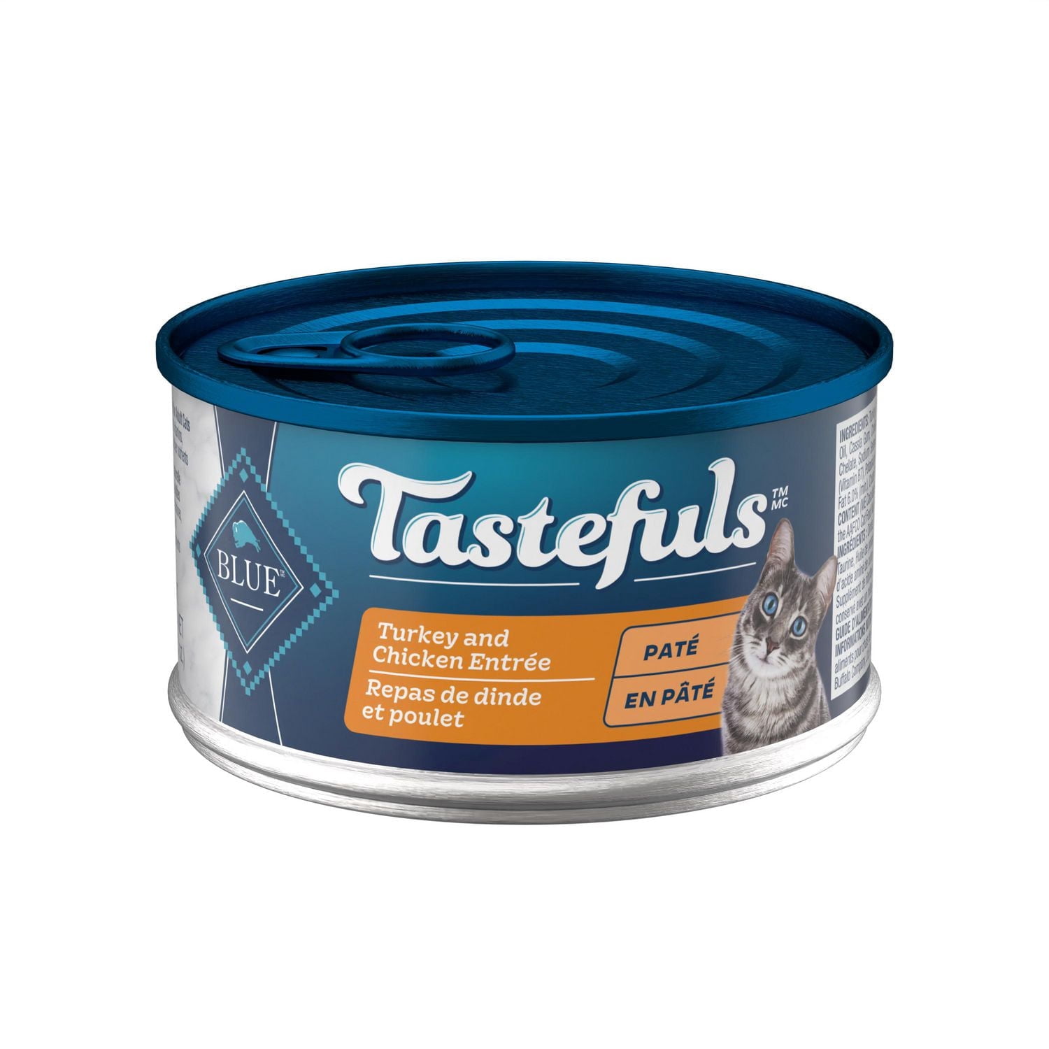 Blue Buffalo Tastefuls Pâté Naturel Nourriture Humide pour Chat Dinde & Poulet