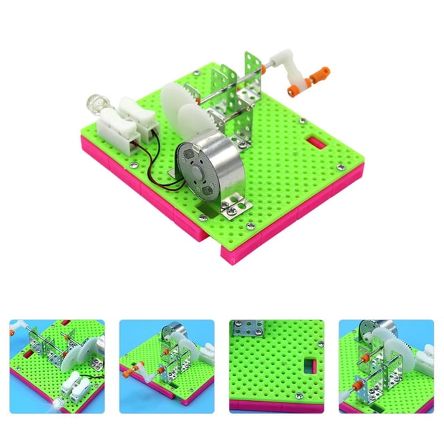 HLONK 1 Ensemble Jouet de Générateur d'Électricité Manuel Bricolage Modèle Jouet Éducatif Modèle d'Enseignement
