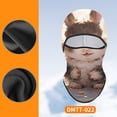 thumbnail image 5 of Riforla 2025 New Children's Ski Face Guard Riding Face Guard Cartoon 3D Cat Ski Face Face Guard with Ears Music Festivals Raves Ski Party Keep Warm Windproof Outdoor Activities Face mask Dark Blue, 5 of 5