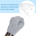 thumbnail image 4 of Unique Bargains Light Grey Embroidery Floss, 8m - 12 Skeins, 4 of 6