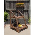 thumbnail image 4 of Teak Outdoor Rolling Trolley, 4 of 7