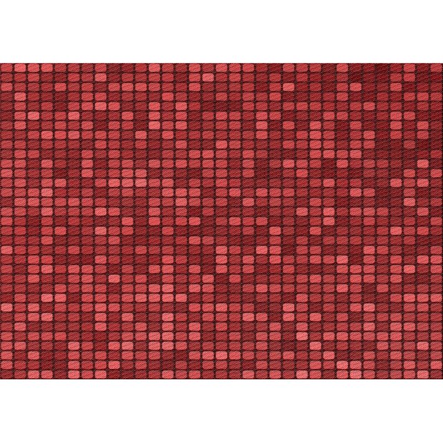 Ahgly Company Tapis d'Intérieur Rectangulaires Transitionnels Rouges Lavables à la Machine, 4 Pieds x 6 Pieds
