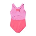 thumbnail image 2 of Speedo Girls Infinity Splice One Piece Thick Strap Swimsuit - Coral Paradise, Size: 10, 2 of 2