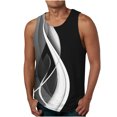 thumbnail image 1 of Birdeem Nouveau Gilet d'Été Décontracté pour Hommes, Imprimé Sport, Col Rond, 1 of 9