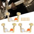 thumbnail image 1 of Guitar Locking Tuners, Metal Structure Easy To Install Acoustic Guitar Pegs, For Instrument Lovers Guitar Repair Master Folk Guitar Alternative Part, 1 of 8