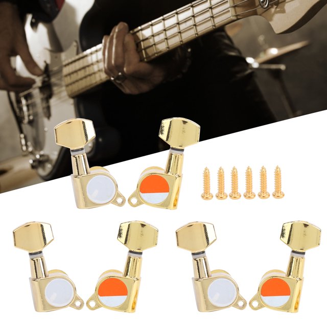 Guitar Locking Tuners, Metal Structure Easy To Install Acoustic Guitar Pegs, For Instrument Lovers Guitar Repair Master Folk Guitar Alternative Part