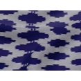 thumbnail image 4 of oneOone Viscose Jersey Fabric Plus Sign Kasuri Print Sewing Fabric BTY 60 Inch Wide, 4 of 5