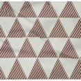 thumbnail image 4 of oneOone Organic Cotton Poplin Twill Fabric Triangle Geometric Print Fabric BTY 42 Inch Wide, 4 of 4