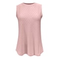 thumbnail image 1 of Timegard Camisole pour Femmes Col Rond Oeillets Sans Manches Confortable Fluide Plage Vacances Décontractée Ample Hauts, 1 of 4