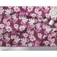 thumbnail image 2 of Soimoi Viscose Chiffon Fabric Cosmos Floral Print Sewing Fabric Yard 42 Inch Wide, 2 of 3