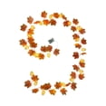 thumbnail image 1 of Artificial Maple Leaf Rattan String Light Front Door Simulation Skull Party Window 3m/10ft Halloween Pumpkin Lights, 1 of 15