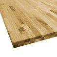 thumbnail image 2 of vidaXL Table Top Solid Oak Wood Square 44 mm 80x80 cm, 2 of 4