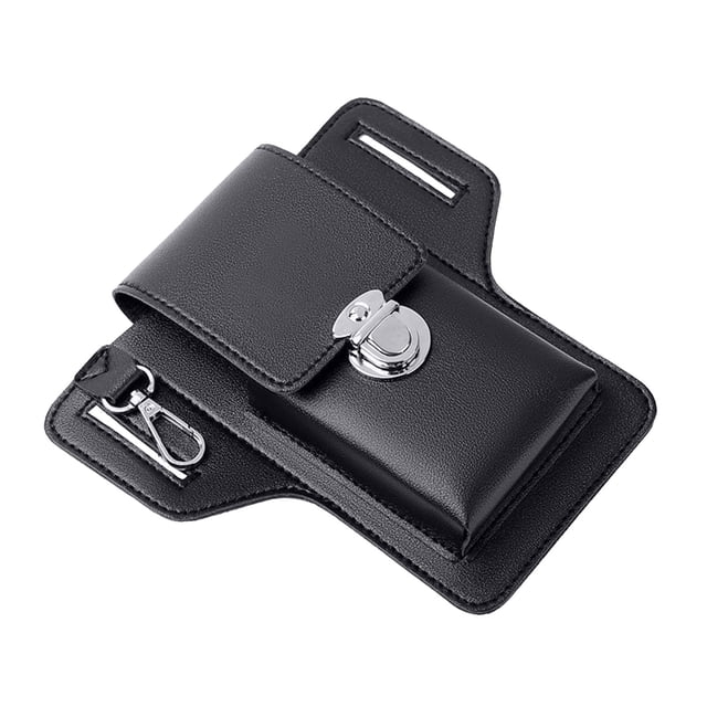 Portable Pouch For Men Working At Construction Bag Wearable Belt Storage Bag Leather Pouch