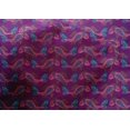 thumbnail image 4 of oneOone Cotton Silk Fabric Fish Block Printed Craft Fabric BTY 42 Inch Wide, 4 of 4
