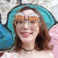 thumbnail image 3 of 1pc Beer Pattern Glasses Graduation Glasses Night Party Favors Eyewear Accessories Photo Prop, 3 of 6