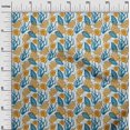thumbnail image 3 of oneOone Silk Tabby Teal Blue Fabric Sea Shells Ocean Craft Projects Decor Fabric Printed By The Yard 42 Inch Wide, 3 of 4