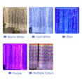 thumbnail image 4 of Amdohai Guirlande Lumineuse de Rideaux Alimentée par USB Décoration d'Éclairage de Rideau pour Rendez-Vous Demande Rassemblement 8 Modes d'Éclairage 118* 118 Po Violet, 4 of 7