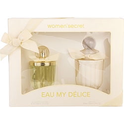 WOMEN'SECRET EAU MY DELICE by Women' Secret , EDT SPRAY 3.4 OZ & BODY LOTION 6.7 OZ