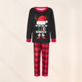 thumbnail image 3 of 2 Piece Matching Set Letter Printed Patchwork  Homewear Suits (Black S Men ), 3 of 8
