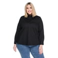 thumbnail image 1 of Lane Bryant Women's Plus Poplin Button-Up Shirt, 1 of 6