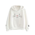 thumbnail image 3 of Femmes Plus Velours Chaud Grande Taille Mignon Chat Pull à Capuche Manches Longues Décontracté Hiver Automne en Vrac Tops, 3 of 5