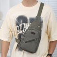 thumbnail image 2 of Bdday Sac Fourre-Tout pour Femmes Sac à Bandoulière Sac à Dos Crossbody avec Trou Usb avec Trou pour Écouteurs Sangle Sac à Dos Sac à Dos de Randonnée Sac Poitrine Crossbody Polyvalent Trousse Cosmétique, 2 of 8