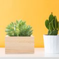 thumbnail image 4 of CHICHUMID 4Pcs Small Square Wooden Crates Wooden Boxes For Packing 3.14X3.14X1.57In Khaki, 4 of 6