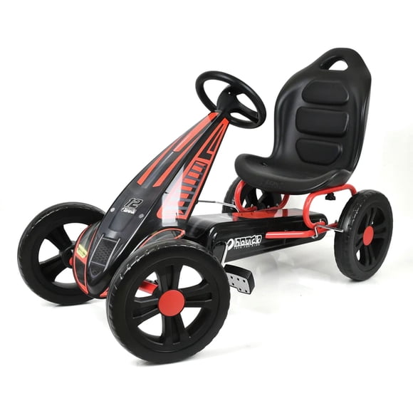 hauck Kart à Pédales Cyclone avec Siège Baquet Ajustable pour Enfants de 4 à 8 Ans