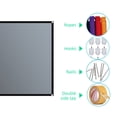 thumbnail image 3 of Écran de Projecteur 16:9 Haute Luminosité Réfléchissant Méta Maison Extérieur Bureau Portable, 3 of 6
