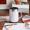 thumbnail image 3 of Tasse en acier inoxydable Contigo Streeterville avec couvercle anti-éclaboussures, 414 ml (14 oz), gobelet isotherme avec poignée pour café et thé, sel, 3 of 9