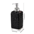 thumbnail image 3 of JilgTeok 3 Packs 450ml Ripple Pattern Hand Soap Dispenser Pump Bottle for Bathroom Kitchen Refillable Liquid Soap Lotion Shampoo Dispenser Plastic Hand Wash Station Supplies, 3 of 6