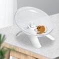 thumbnail image 4 of Milaget Roue d'Exercice pour Hamster 7 Pouces Plateforme Jouet pour Petit Animal de Compagnie Blanc, 4 of 9