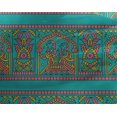thumbnail image 4 of oneOone Georgette Viscose Fabric Ethnic Block Decor Fabric Printed BTY 42 Inch Wide, 4 of 4