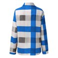 thumbnail image 3 of Innerwin Blouse Col à Revers Chemises pour Femmes Plage Boutonnée Hauts Décontractés Bleu 4TG, 3 of 9