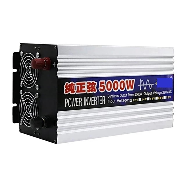 Pure Sine Wave Inverter 4000W 6000W 8000W Power Solar Car Inverter With LED Display DC 12V 24V To AC 110 220 Voltage Converter ,Safety