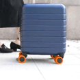 thumbnail image 2 of Luggage Wheel Cover Suitcase Cover Protector Luggage Compartment Wheel Sleeve Cover 8 Pcs Silicone Suitcase Wheel Cover Carry On Luggage Wheel Cover for Suitcase Thick Soundproof Blanket, 2 of 5