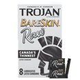 thumbnail image 1 of Condoms lubrifiés Trojan BareSkin Raw, 8 count, 1 of 7