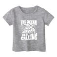 thumbnail image 3 of Hauts Filles Décontractés Enfants Motif Lettres Multicolores Manches Courtes Col Rond T-Shirts et Chemises, 3 of 3