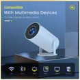 thumbnail image 2 of Nouveau Mini Projecteur 4K HY300 WiFi6 Android Bluetooth Cinéma Portable Cinéma Maison, 2 of 8