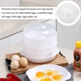 thumbnail image 1 of OFFIGAM Kitchenware Silicone Egg Cooker Microwave Eggs Maker PP White 1Pack for Home Use, 1 of 7