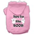 thumbnail image 1 of Here For The Boos Chandail à Capuchon pour Chien Sérigraphié Rose Clair m (12), 1 of 1