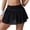 Black, variant on Women Tennis Skort, Athletic Skirt with Shorts Built-In, Quick Dry Golf Skirt High Waisted, Casual Summer Mini Skirt for Yoga, Running, Daily Wear