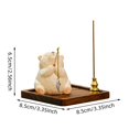 thumbnail image 3 of Porte-encens de Pêche Ornement de Bureau Mignon & Jardin, 3 of 5