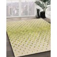 thumbnail image 3 of Ahgly Tapis Rond Lavable en Machine Intérieur Transitionnel Kaki Or, 5 Pieds Rond, 3 of 7