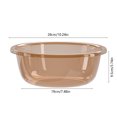 thumbnail image 3 of Highly Transparent Plastic Basin Thickened Household Washbasin Students Dormitory Washbasin Kitchen Washbasin Laundry Basin, 3 of 6