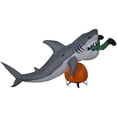thumbnail image 3 of Scène animée de collation de requin gonflable d'Halloween, 3 of 6