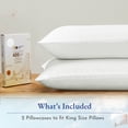 thumbnail image 3 of California Design Den 100% Cotton Pillowcases, Pillow Case Set of 2, Luxury 400 Thread Count Sateen Pillowcases, Match with Our 400 Thread Count Sheets, 3 of 8