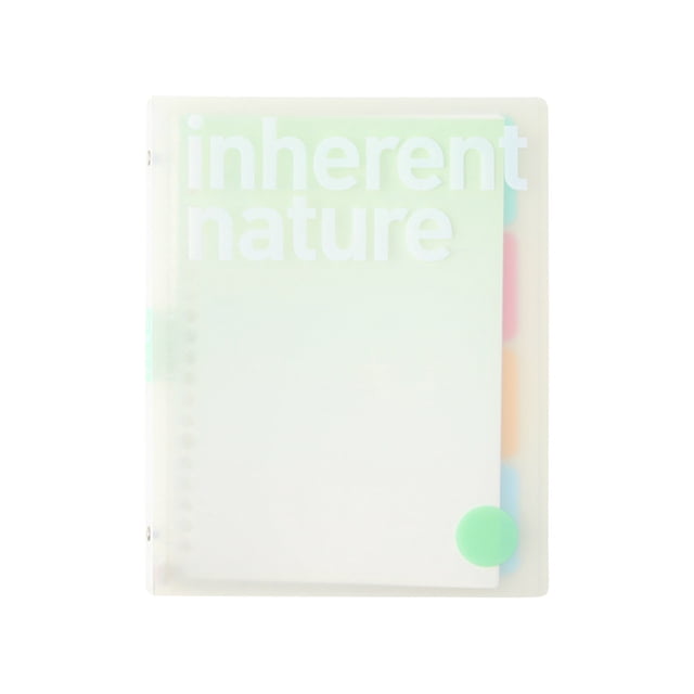 EGNMCR Diary NoteBook Notebooks for Work PP Transparent Matte Coil Book Wholesale Detachable PP Loose Leaf Book Student A5 Homework Loose Leaf Book notebook notebook