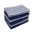thumbnail image 2 of Hometrends Bar Mop Dish Cloth 6 pack, 100% Cotton, Blue, 2 of 5